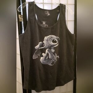 Stitch (of Lilo & Stitch) Reversible Tank Top - 2 in 1 - in Sades of Gray fits M
